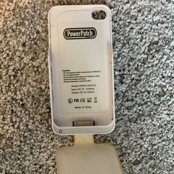 iPhone 4 & 4s Love Infinity Tie-Dye Case & Yellow & White Invicta Charging Case - Picture 9 of 10